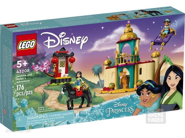 LEGO 43208 Jasmine and Mulan’s Adventure Box