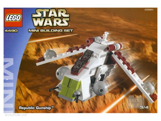 LEGO 4490 Republic Gunship Box