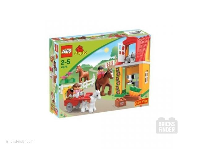 LEGO 4974 Horse Stables Box