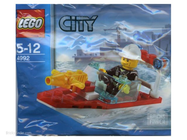 LEGO 4992 Fire Boat (Polybag) Box