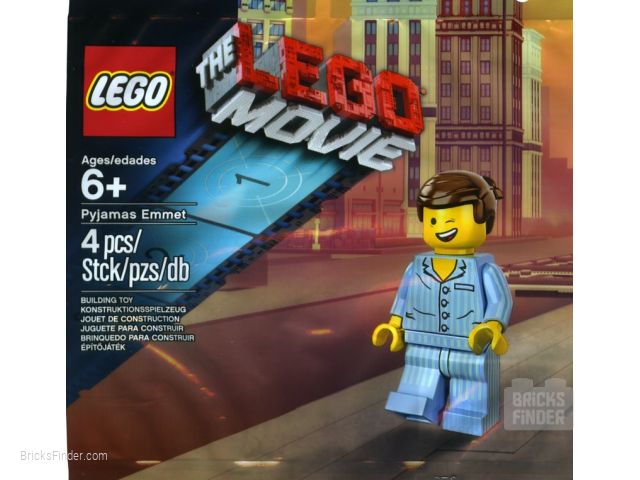 LEGO 5002045 Pyjamas Emmet (Polybag) Box