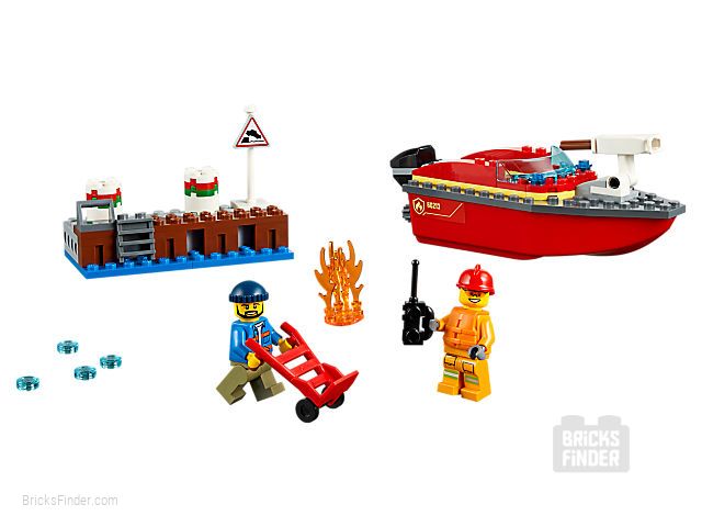 LEGO 60213 Dock Side Fire Image 1