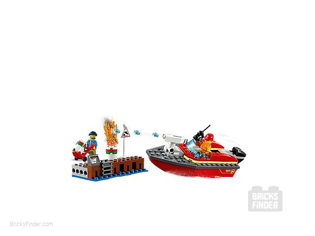 LEGO 60213 Dock Side Fire Image 2