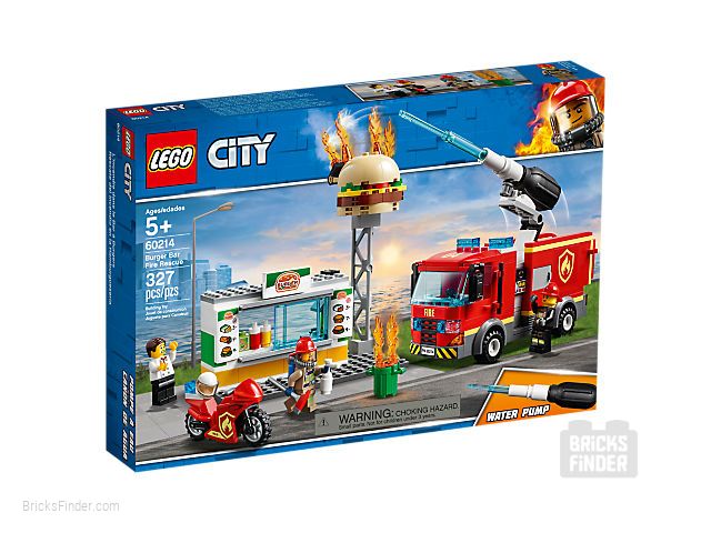 LEGO 60214 Burger Bar Fire Rescue Box