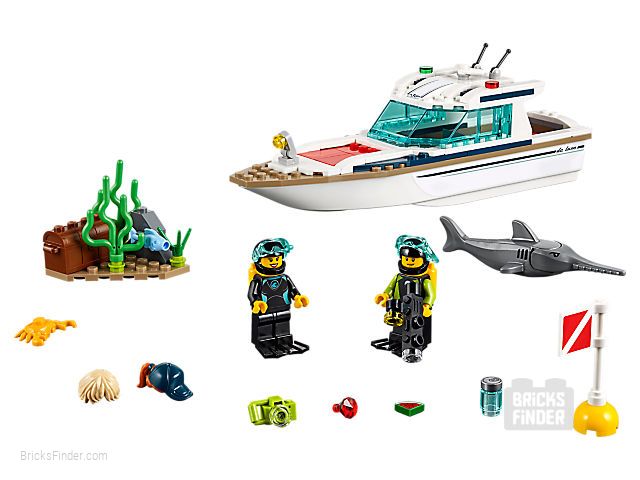 LEGO 60221 Diving Yacht Image 1