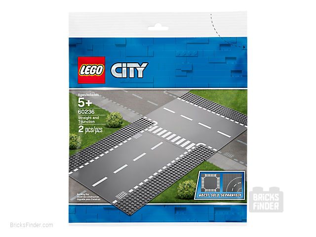 LEGO 60236 Straight & T-Junction Image 2