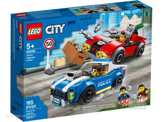 LEGO 60242 Police Highway Arrest Box