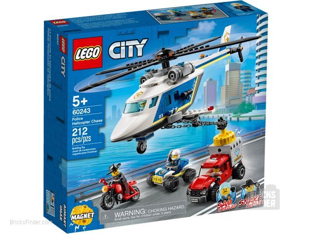 LEGO 60243 Police Helicopter Chase Box