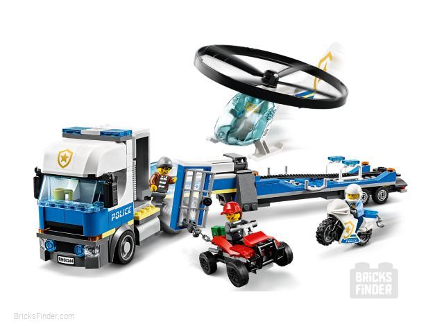 LEGO 60244 Police Helicopter Transport Image 2
