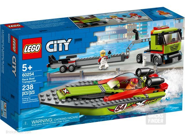 LEGO 60254 Race Boat Transporter Box