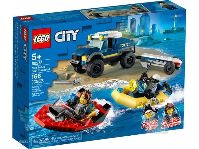 LEGO 60272 Elite Police Boat Transport Box