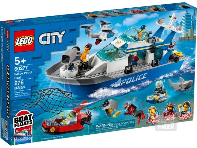 LEGO 60277 Police Patrol Boat Box