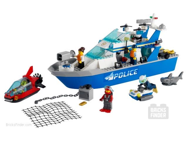 LEGO 60277 Police Patrol Boat Image 1