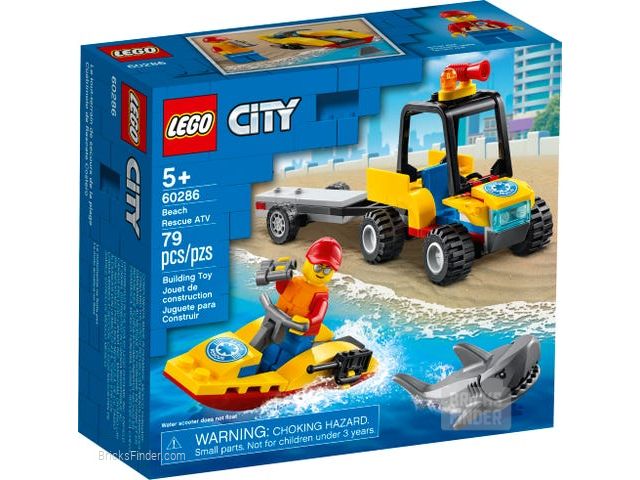 LEGO 60286 Beach Rescue ATV Box