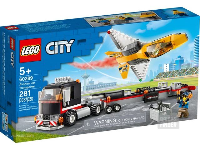 LEGO 60289 Airshow Jet Transporter Box