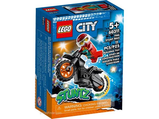 LEGO 60311 Fire Stunt Bike Box