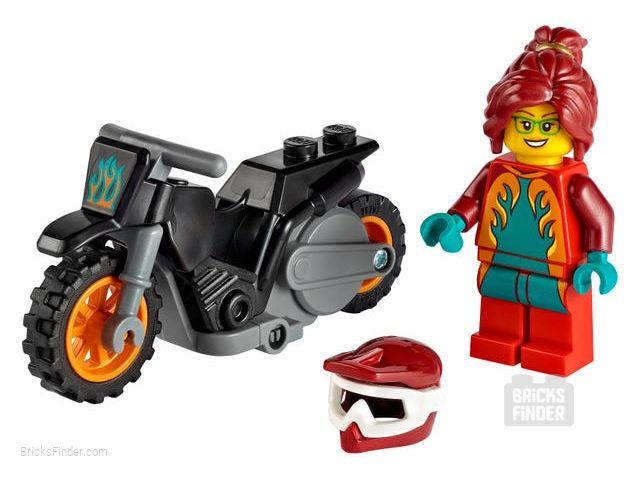 LEGO 60311 Fire Stunt Bike Image 1