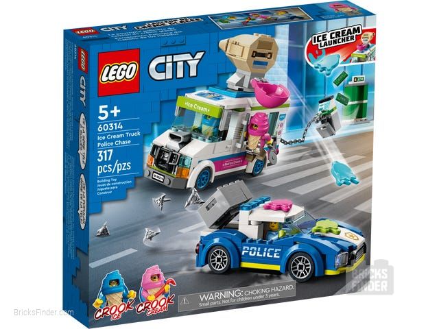 LEGO 60314 Ice Cream Truck Police Chase Box
