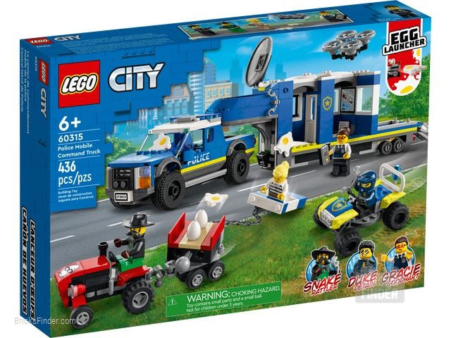 LEGO 60315 Police Mobile Command Truck Box