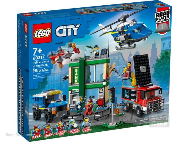 LEGO 60317 Police Chase at the Bank Box