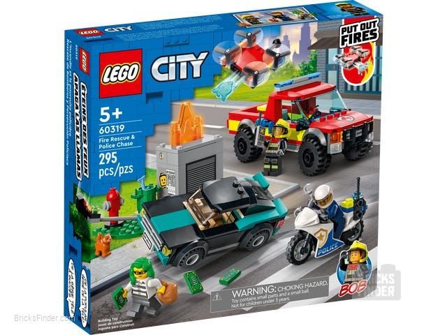 LEGO 60319 Fire Rescue & Police Chase Box