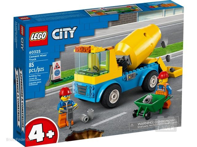 LEGO 60325 Cement Mixer Truck Box