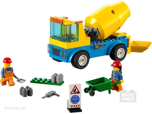 LEGO 60325 Cement Mixer Truck Image 1