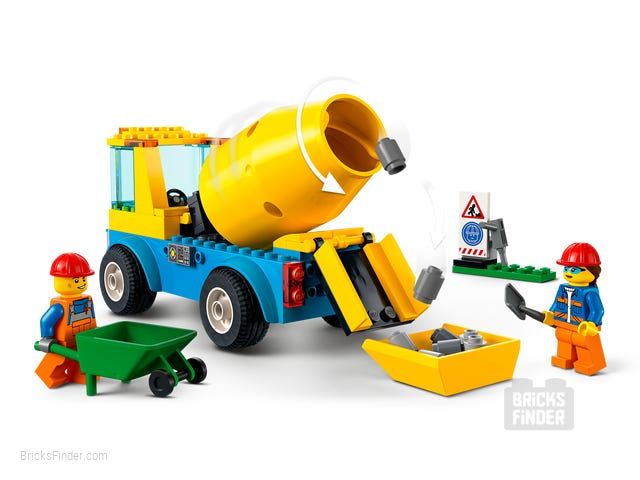 LEGO 60325 Cement Mixer Truck Image 2
