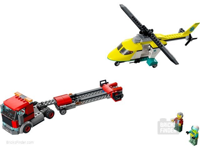LEGO 60343 Rescue Helicopter Transport Image 1