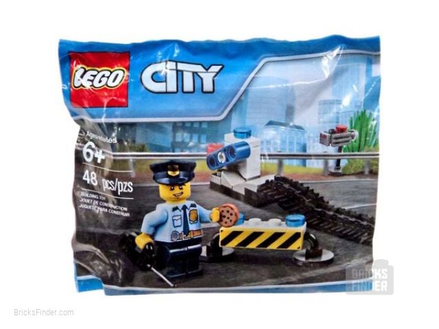 LEGO 6182882 City Police Road Block (Polybag) Box