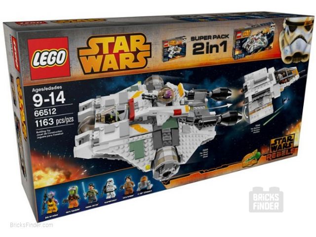 LEGO 66512 Rebels Co-Pack (75048 + 75053) Box