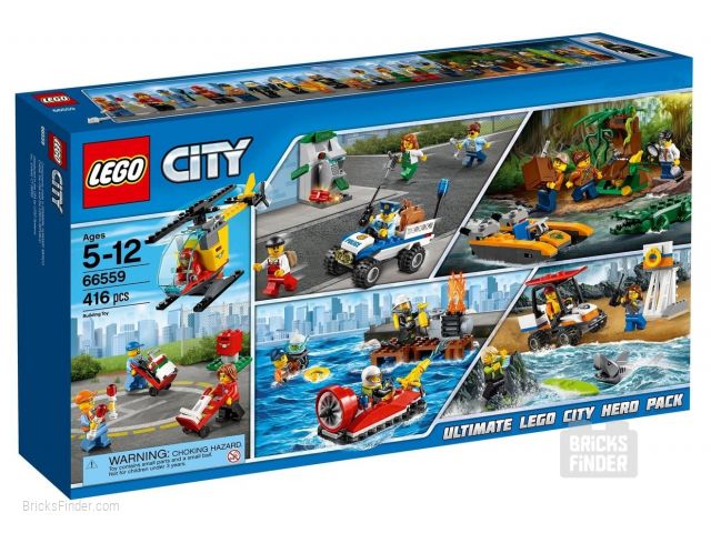 LEGO 66559 Ultimate City Hero Pack 5 in 1 (60100 + 60106 + 60136 + 60157 + 60163) Box