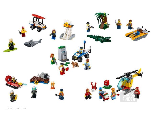 LEGO 66559 Ultimate City Hero Pack 5 in 1 (60100 + 60106 + 60136 + 60157 + 60163) Image 1