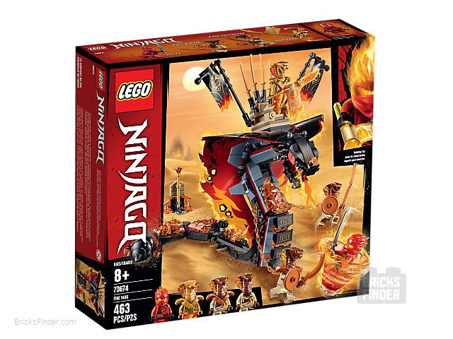 LEGO 70674 Fire Fang Box