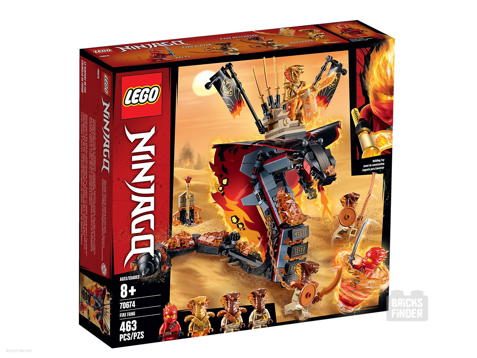 LEGO 70674 Огненная змея (Ninjago) | BricksFinder.com - Поиск лучших цен на  конструкторы LEGO® в Беларуси