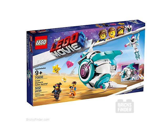 LEGO 70830 Sweet Mayhem's Systar Starship! Box