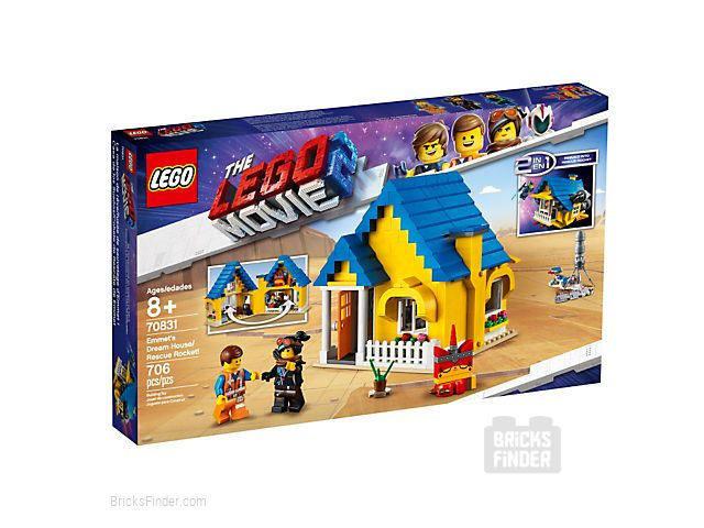 LEGO 70831 Emmet's Dream House / Rescue Rocket! Box
