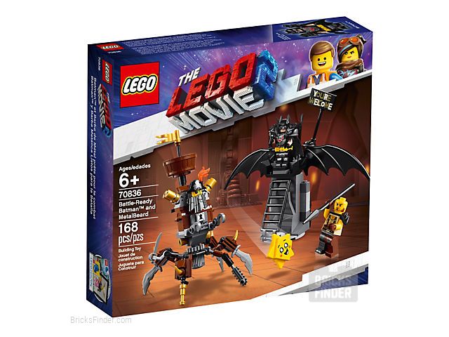LEGO 70836 Battle-Ready Batman and MetalBeard Box