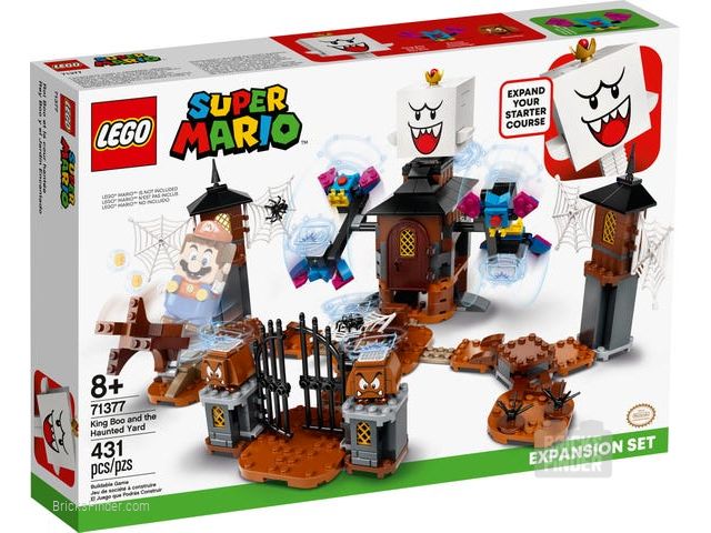 LEGO 71377 King Boo and the Haunted Yard Expansion Set Box