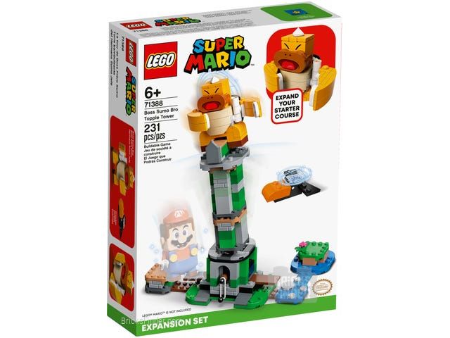 LEGO 71388 Boss Sumo Bro Topple Tower Expansion Set Box