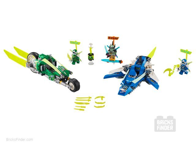 LEGO 71709 Jay and Lloyd's Velocity Racers Image 1