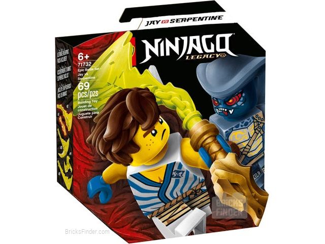 LEGO 71732 Epic Battle Set - Jay vs. Serpentine Box