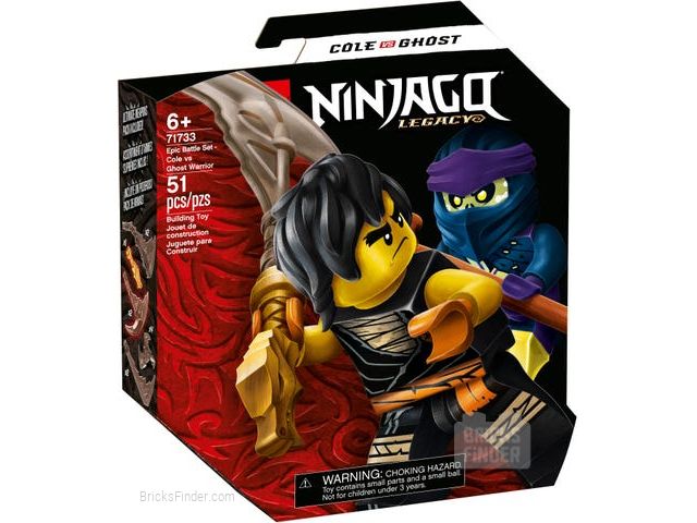LEGO 71733 Epic Battle Set - Cole vs. Ghost Warrior Box