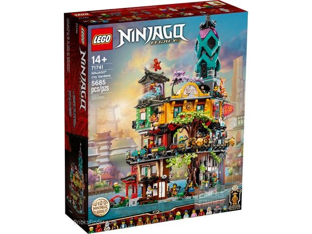 LEGO 71741 Ninjago City Gardens Box