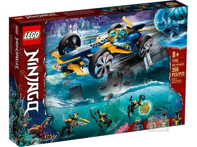 LEGO 71752 Ninja Sub Speeder Box