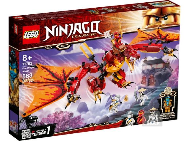 LEGO 71753 Fire Dragon Attack Box