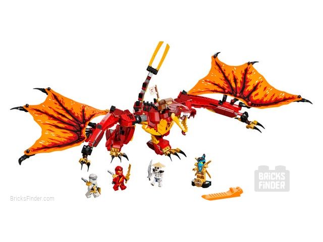 LEGO 71753 Fire Dragon Attack Image 1