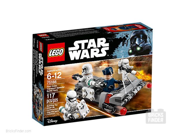 LEGO 75166 First Order Transport Speeder Battle Pack Box