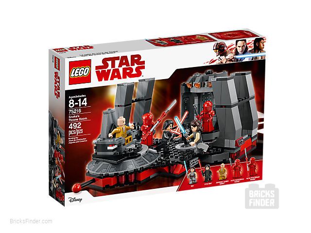 LEGO 75216 Snoke's Throne Room Box
