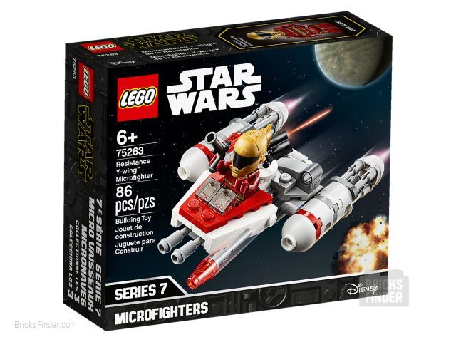 LEGO 75263 Resistance Y-wing Microfighter Box